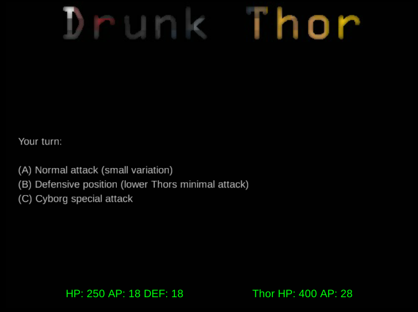 Drunk Thor