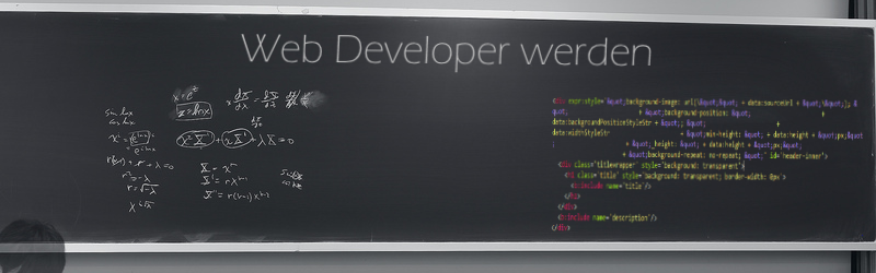 Web Developer werden